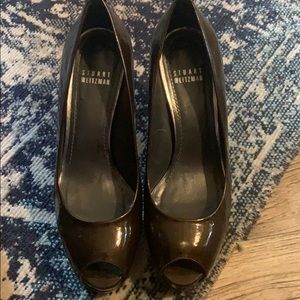 Stuart Weitzman Peep Toe Heels